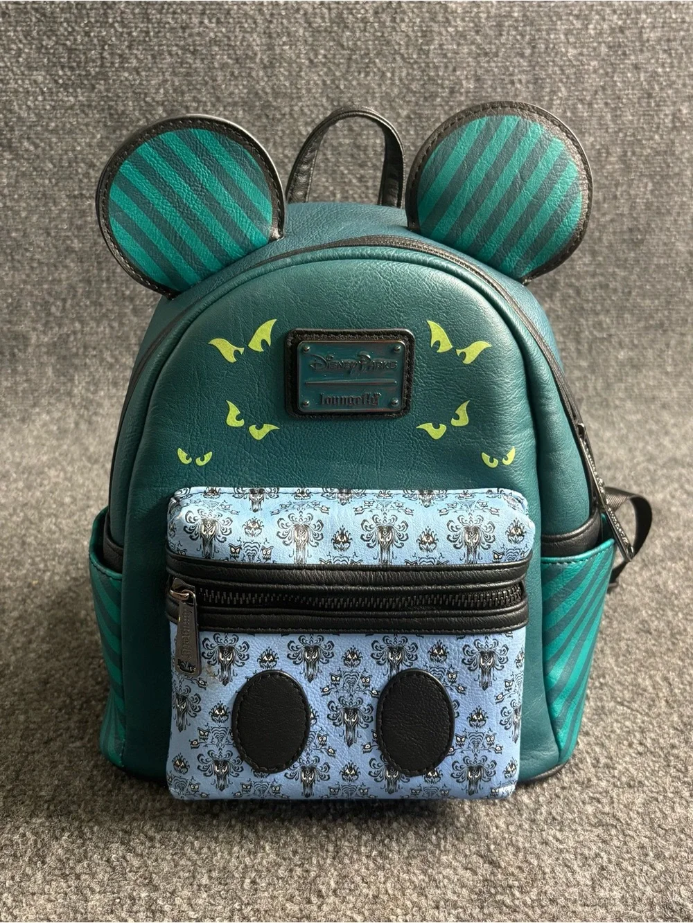 Disney 50th Anniversary haunted mansion Mickey Ears Mini Backpack